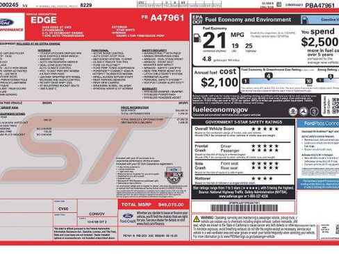 Certified 2023 Ford Edge ST AWD/4WD image 15