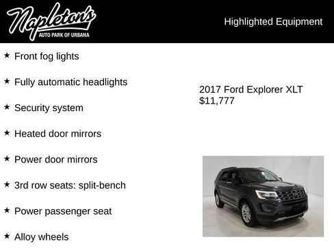 Used 2017 Ford Explorer XLT image 16