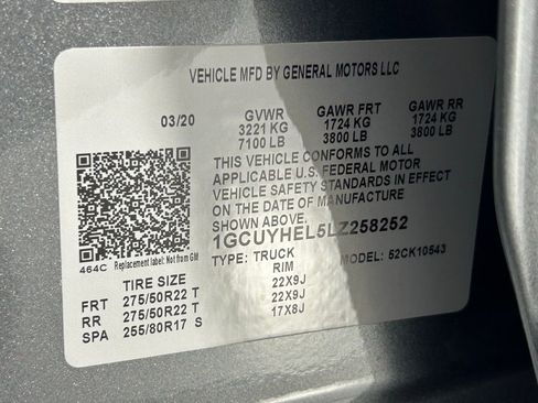 Used 2020 Chevrolet Silverado 1500 High Country image 41