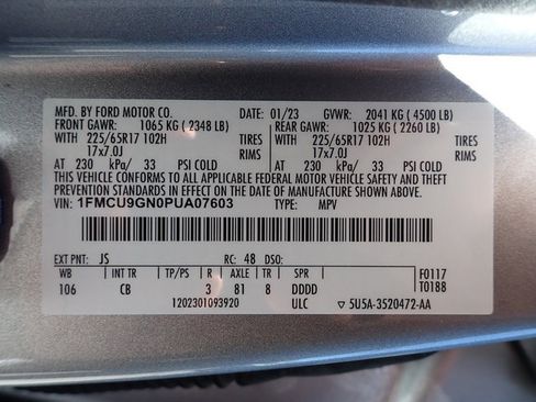 Used 2023 Ford Escape Active AWD/4WD image 20