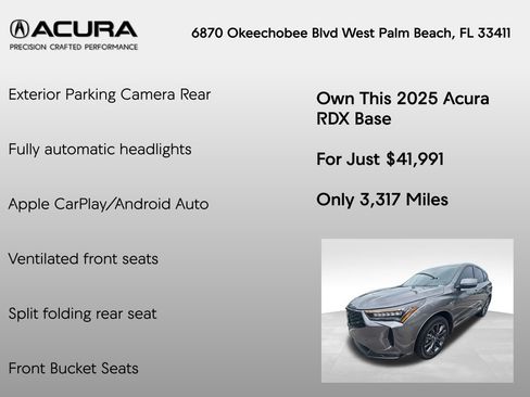 Certified 2025 Acura RDX A-Spec AWD/4WD image 14