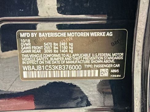 Used 2019 BMW 530e xDrive AWD/4WD image 19
