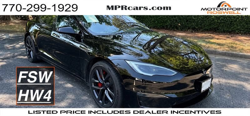 Used 2023 Tesla Model S Plaid AWD/4WD image 1