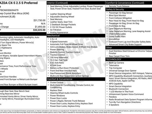 Certified 2025 MAZDA CX-5 AWD 2.5 S w/ Preferred Package image 2
