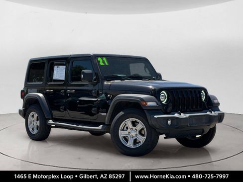 Used 2021 Jeep Wrangler Unlimited Sport AWD/4WD image 1