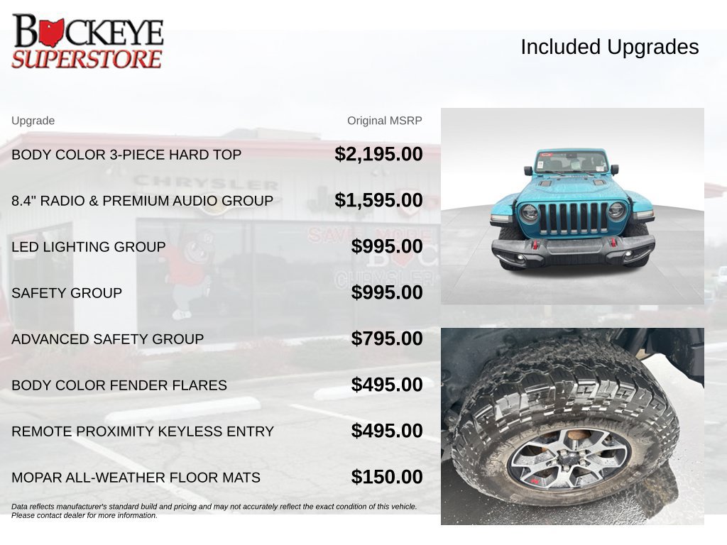 Certified 2019 Jeep Wrangler Unlimited Rubicon AWD/4WD image 9