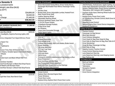 Used 2025 Kia Sorento S w/ Panoramic Sunroof Package image 5