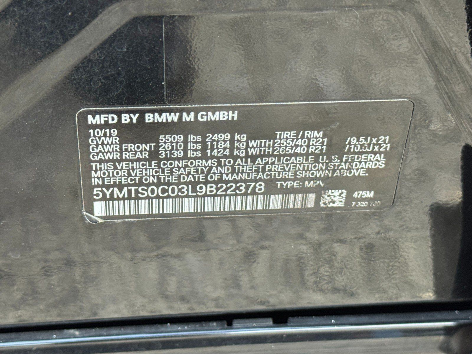 Used 2020 BMW X3 M w/ Executive Package AWD/4WD image 45