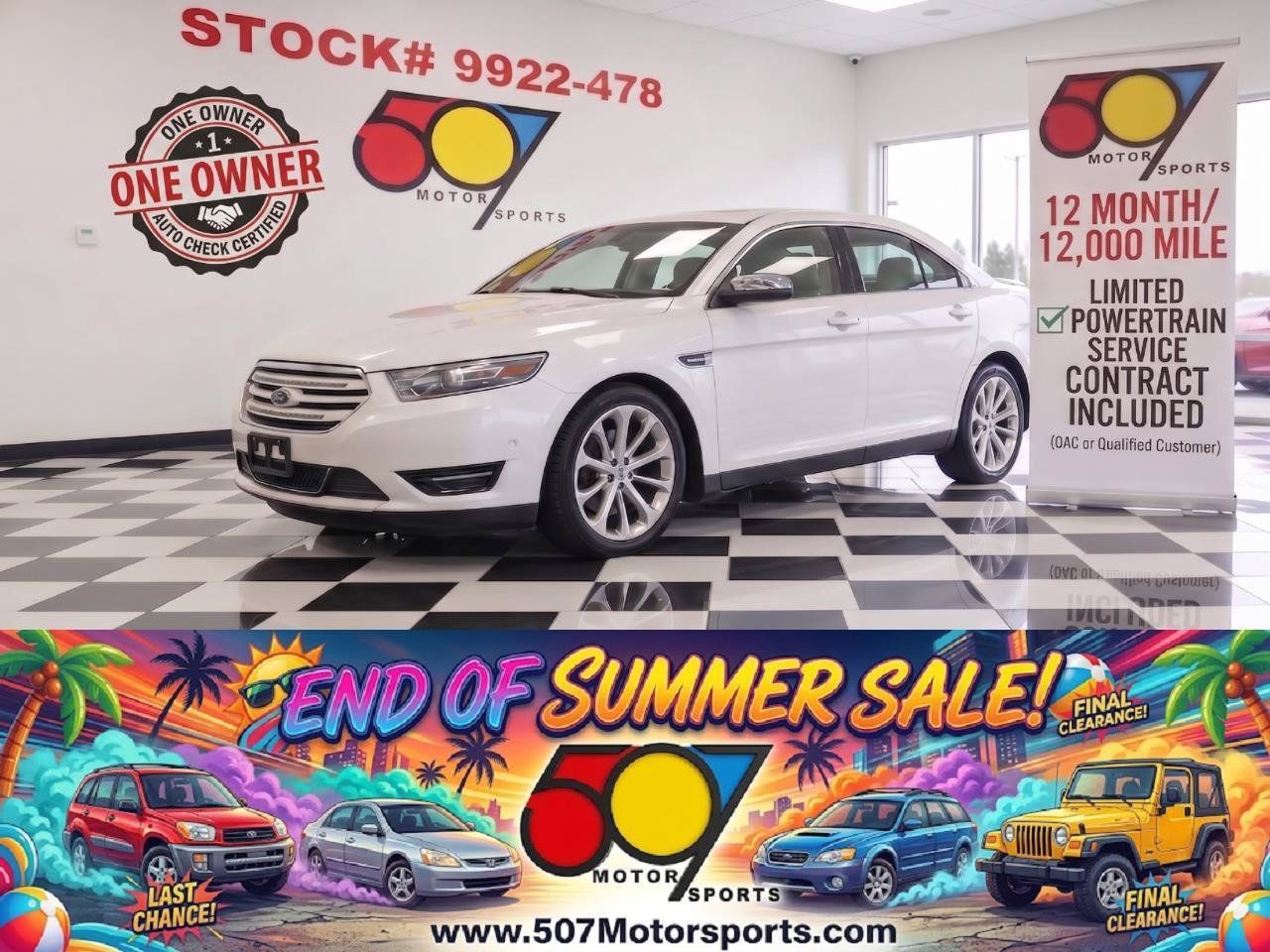 Used 2016 Ford Taurus Limited w/ Driver Assist Package AWD/4WD image 1
