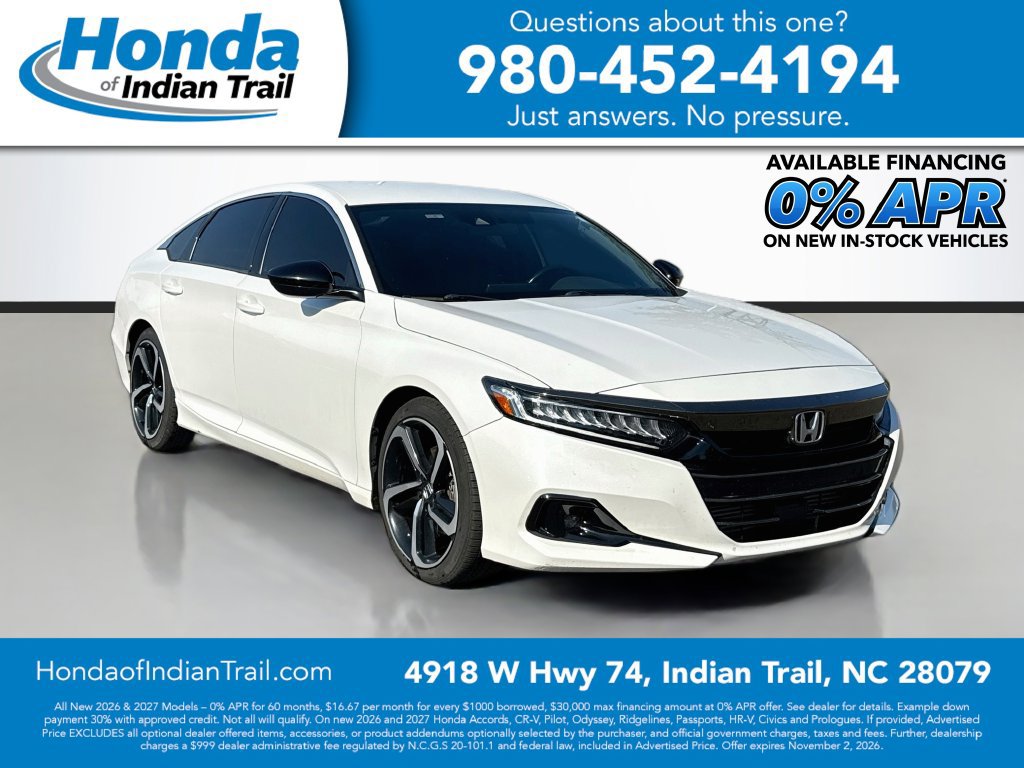Used 2021 Honda Accord Sport 360° Tour