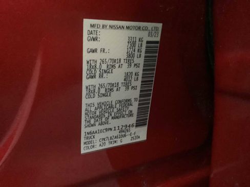 Used 2023 Nissan Titan SV image 21