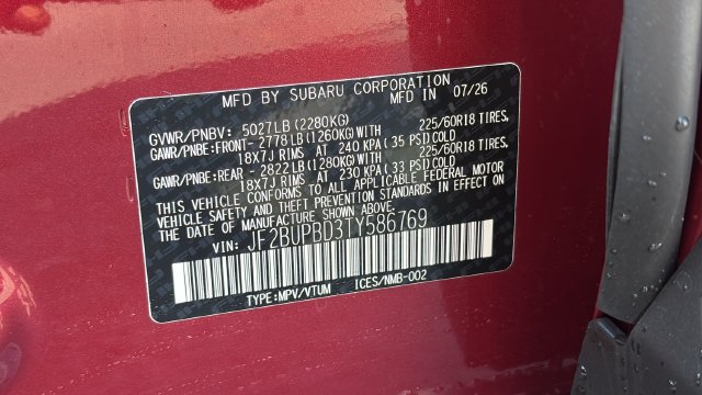 New 2026 Subaru Outback Premium AWD/4WD image 26