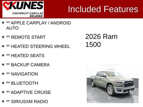 Used 2026 RAM 1500 Big Horn AWD/4WD image 3