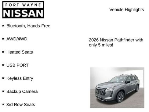 New 2026 Nissan Pathfinder SV image 8