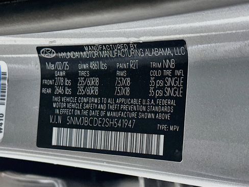 Used 2025 Hyundai Tucson SEL AWD/4WD image 12