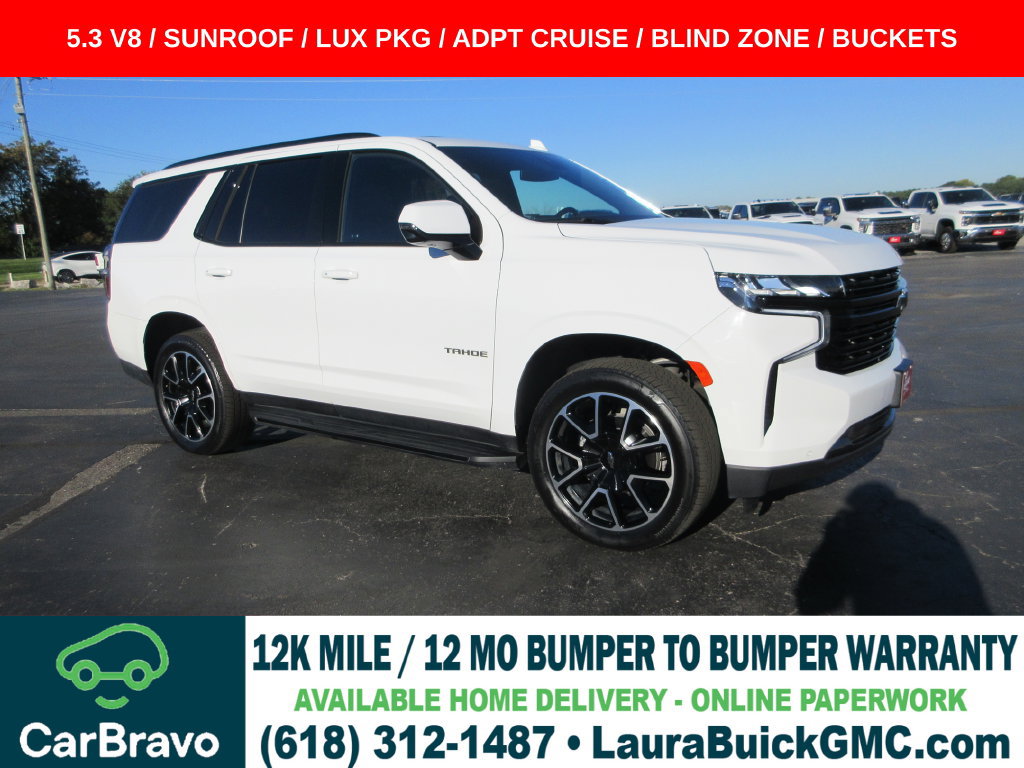 Certified 2024 Chevrolet Tahoe RST w/ Luxury Package AWD/4WD image 1