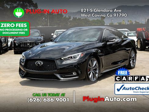 Used 2022 INFINITI Q60 Red Sport 400 w/ Cargo Package RWD image 1