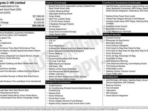 Used 2022 Toyota C-HR Limited image 7