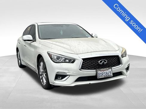 Used 2021 INFINITI Q50 Luxe w/ Cargo Package RWD image 1