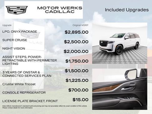 Certified 2023 Cadillac Escalade Sport Platinum w/ LPO, ONYX Package AWD/4WD image 4