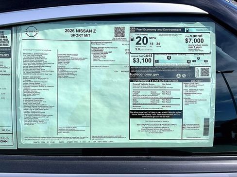New 2026 Nissan Z Sport w/ Floor Mat Package RWD image 12
