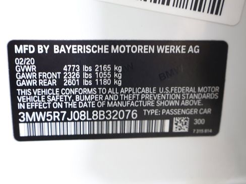 Used 2020 BMW 330i xDrive Sedan w/ Convenience Package AWD/4WD image 60
