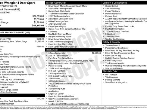 New 2025 Jeep Wrangler Sport image 25