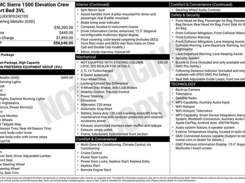 Certified 2023 GMC Sierra 1500 Elevation AWD/4WD image 39