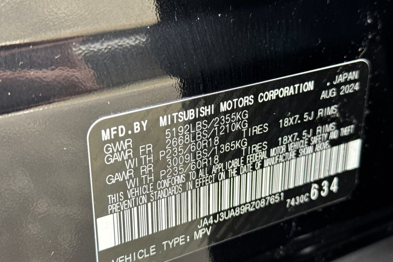 Used 2024 Mitsubishi Outlander ES FWD image 33