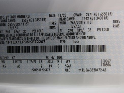 New 2025 Ford F150 XL w/ Equipment Group 103A High image 37