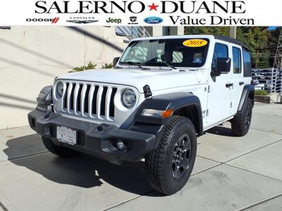 Certified 2018 Jeep Wrangler Unlimited Sport