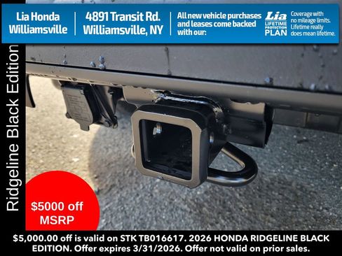 New 2026 Honda Ridgeline Black Edition image 5