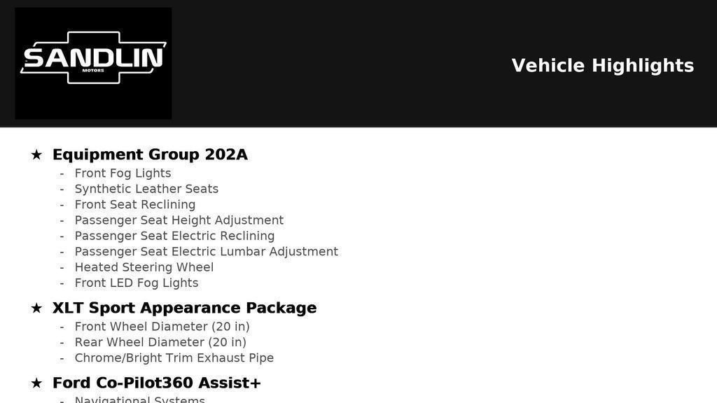 Used 2021 Ford Explorer XLT w/ Equipment Group 202A RWD image 9