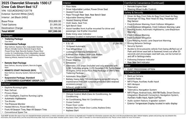 Used 2025 Chevrolet Silverado 1500 LT AWD/4WD image 29