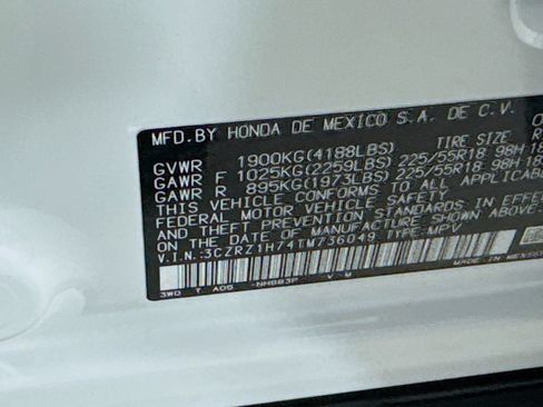 Certified 2026 Honda HR-V EX-L image 42