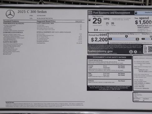 Used 2025 Mercedes-Benz C 300 Sedan image 9