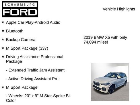 Used 2019 BMW X5 xDrive40i w/ M Sport Package AWD/4WD image 8