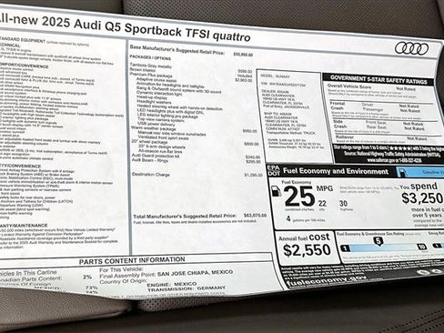 New 2025 Audi Q5 2.0T Premium Plus image 13