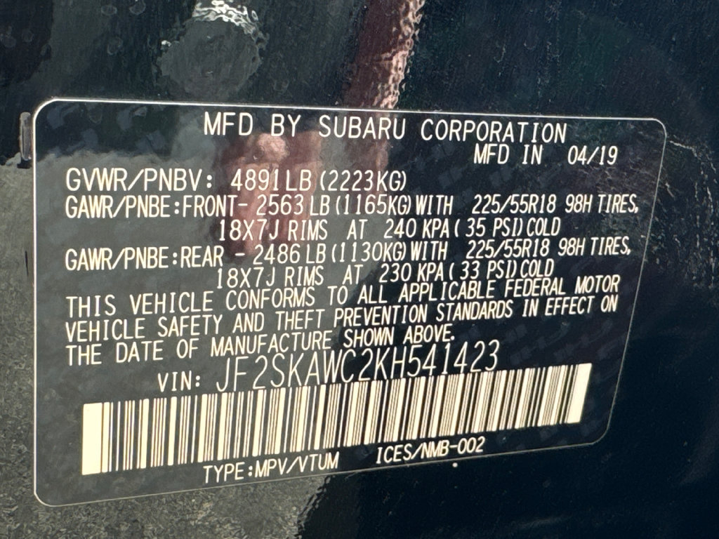 Used 2019 Subaru Forester Touring w/ Popular Package #3 AWD/4WD image 33