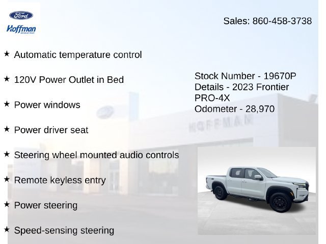 Used 2023 Nissan Frontier PRO-4X w/ Pro-4X Premium Package AWD/4WD image 30