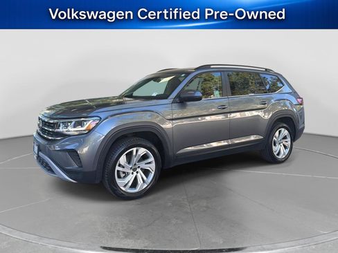 Certified 2023 Volkswagen Atlas SE w/ Panoramic Sunroof Package AWD/4WD image 1