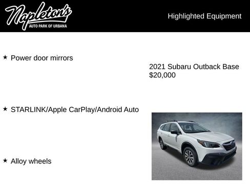Used 2021 Subaru Outback AWD/4WD image 6