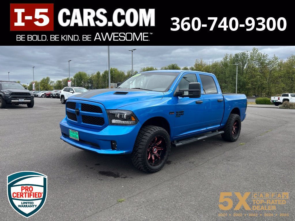 Used 2019 RAM 1500 Express w/ Hydro Blue Sport Package AWD/4WD image 1