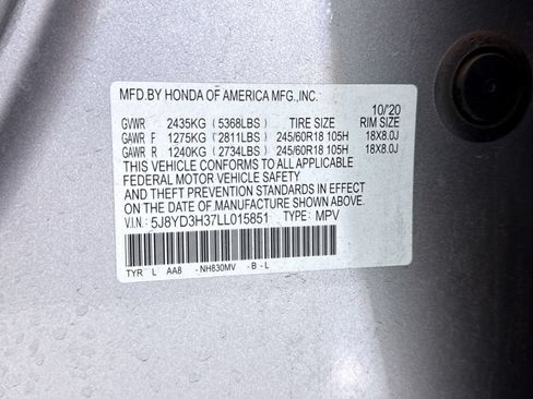 Used 2020 Acura MDX FWD image 31