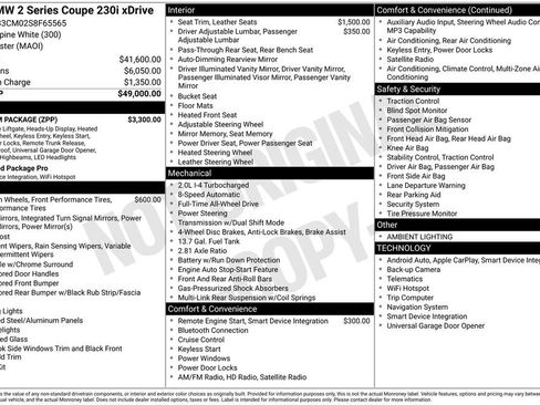 New 2025 BMW 230i xDrive Coupe w/ Premium Package image 2