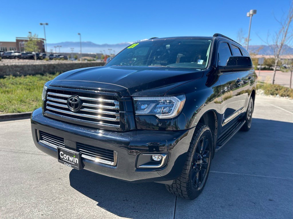 Used 2021 Toyota Sequoia Nightshade w/ Safety & Convenience Package AWD/4WD image 3