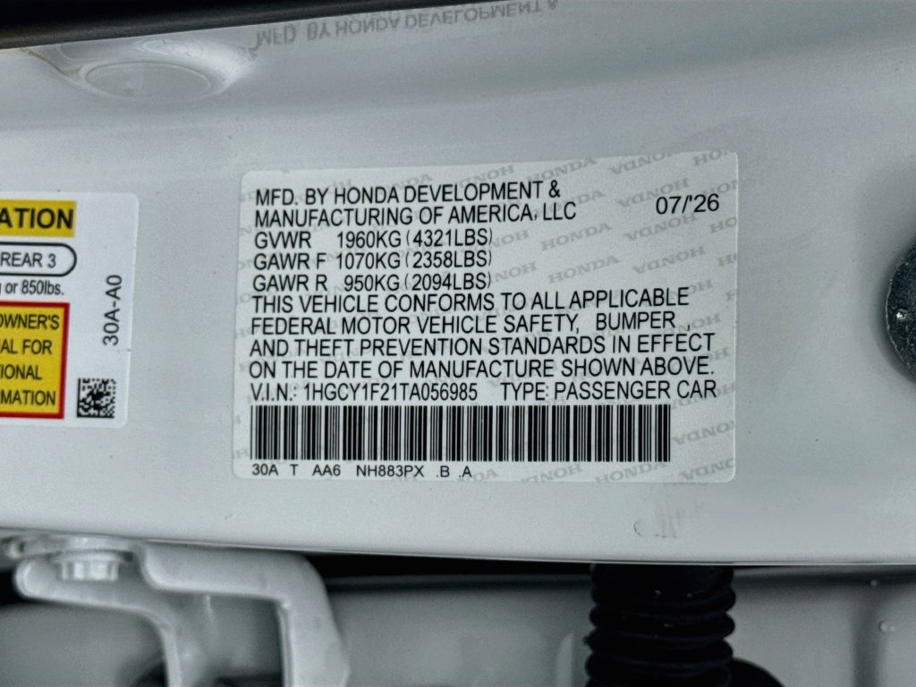 New 2026 Honda Accord LX image 32