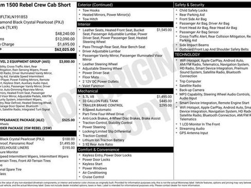 Used 2020 RAM 1500 Rebel w/ Rebel Level 2 Equipment Group AWD/4WD image 4