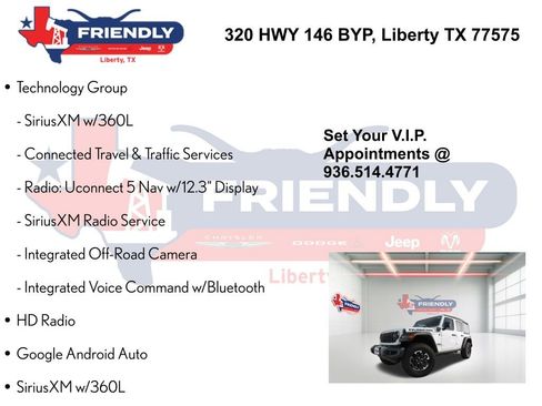 New 2025 Jeep Wrangler Unlimited Rubicon 4xe w/ Safety Group AWD/4WD image 15