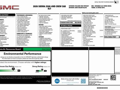 New 2026 GMC Sierra 2500 SLT w/ SLT Premium Package